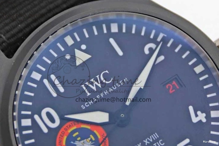 MIROTIME 0407 Mark XVIII ‘TOPGUN SFTI’ Ceramic M+F Best Edition Black Dial on Black Nylon Strap A MultiPurpose 7047